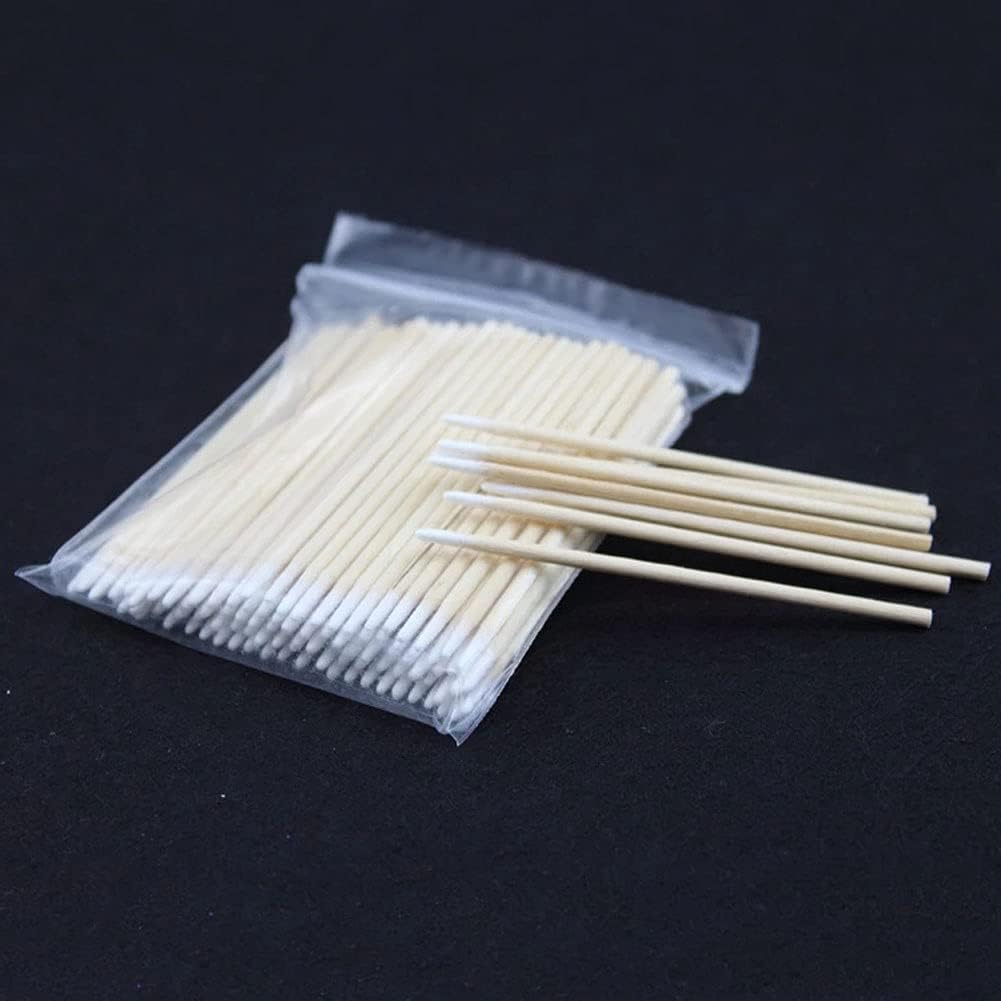 Qiuyan 400pcs Microblading Cotton Swab with Wood Handle Review