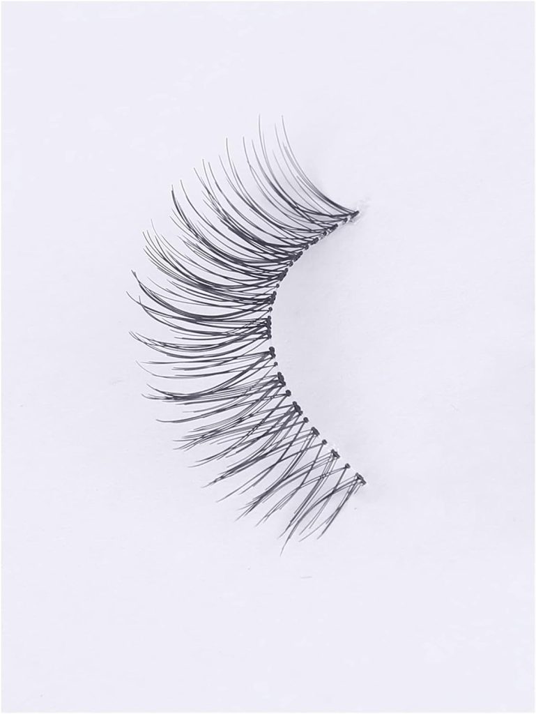 GMAGICTOBO Natural False Eyelashes Short Clear Band Lashes Pack Wispy Lashes Light Volume Soft Strip Fake Eyelashes 5 Pairs Multipack